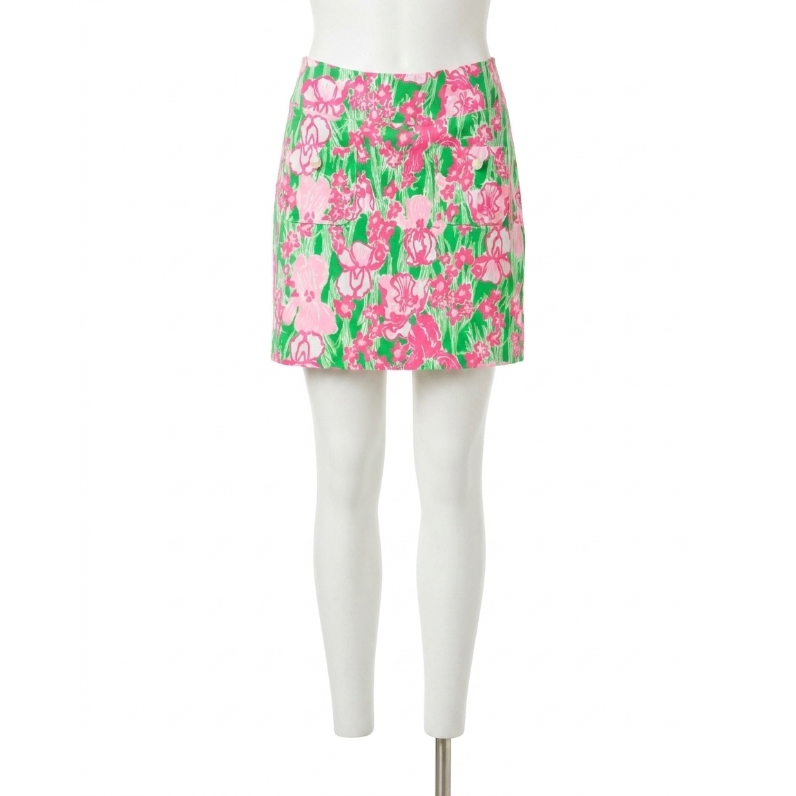 New Lilly Pulitzer Monica Upf 50+ Pearl Skort In Putting Green Hannah Golf